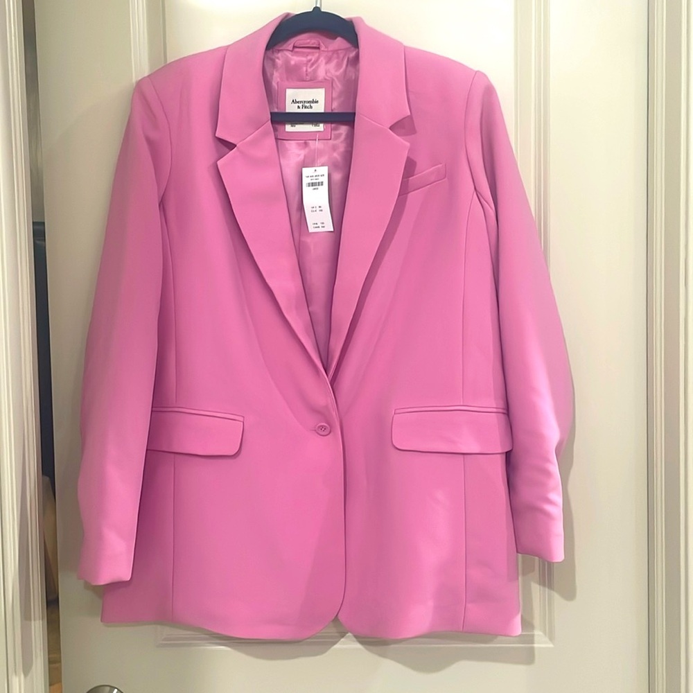 Abercrombie Blazer. Pink. Size Large. NWT.